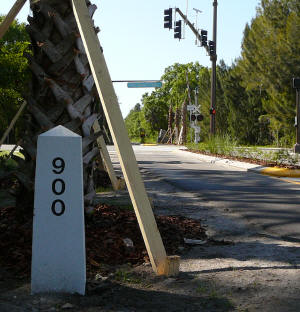 Railroad mile marker